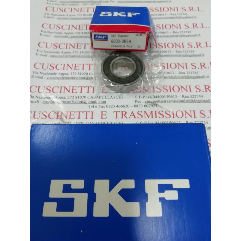 Cuscinetto Rigido a Sfere 6003-2RSH SKF 17x35x10 6003-2RSH,60032RS,6003-2RS,6003-C-2RSR,60032RSH,6003DDU,6003LLU