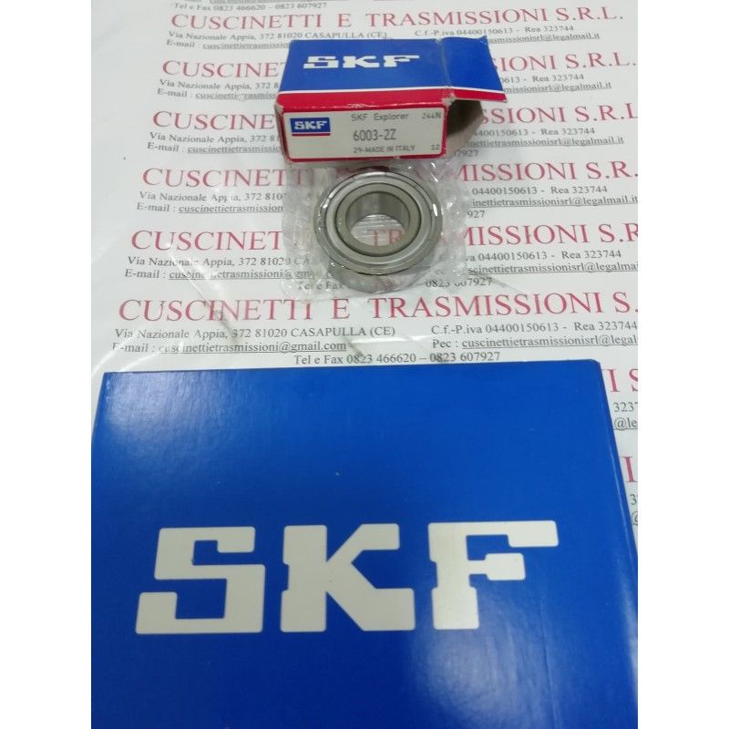 Cuscinetto Rigido a Sfere 6003-2Z SKF 17x35x10 6003-2Z,60032Z,6003-ZZ,6003-C-2Z,6003ZZ,6003-2Z,6003/2Z,6003/ZZ