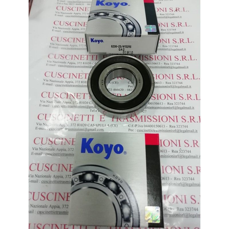 Cuscinetto 6206-23/4YD 2RS KOYO (28x62x16) Weight 0,200 620623/4YD 2RS,93306-27802 YAMAHA