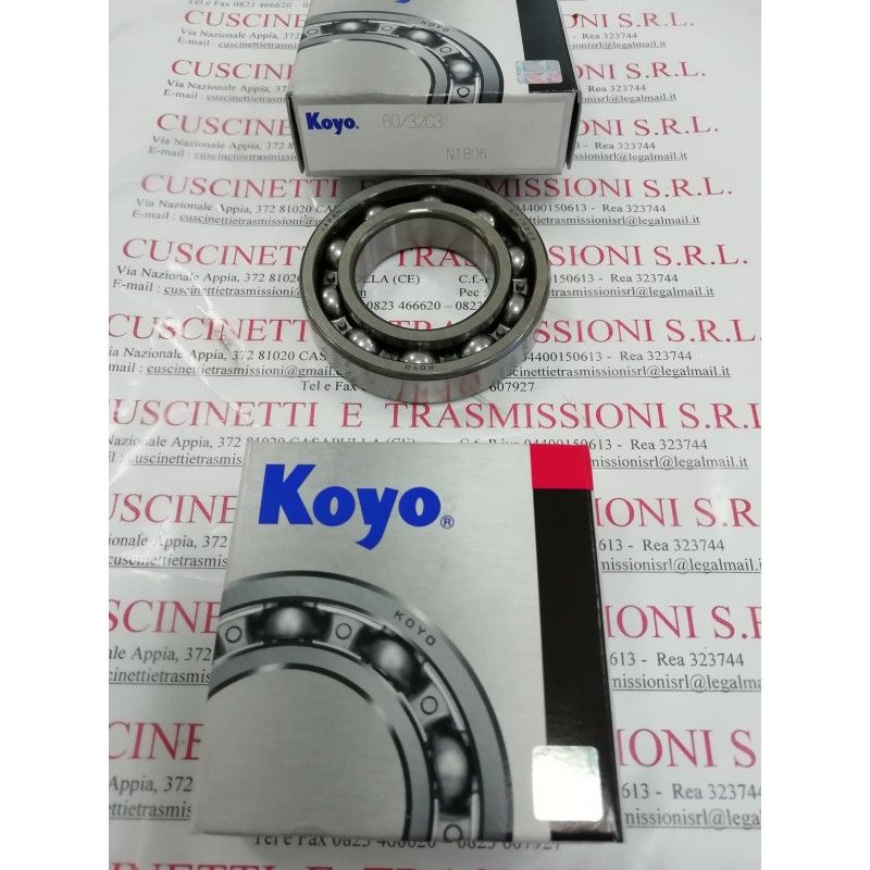 Cuscinetto 60/32.C3 Koyo 32x58x13 Weight 0,127 60/32C3,60/32-C3