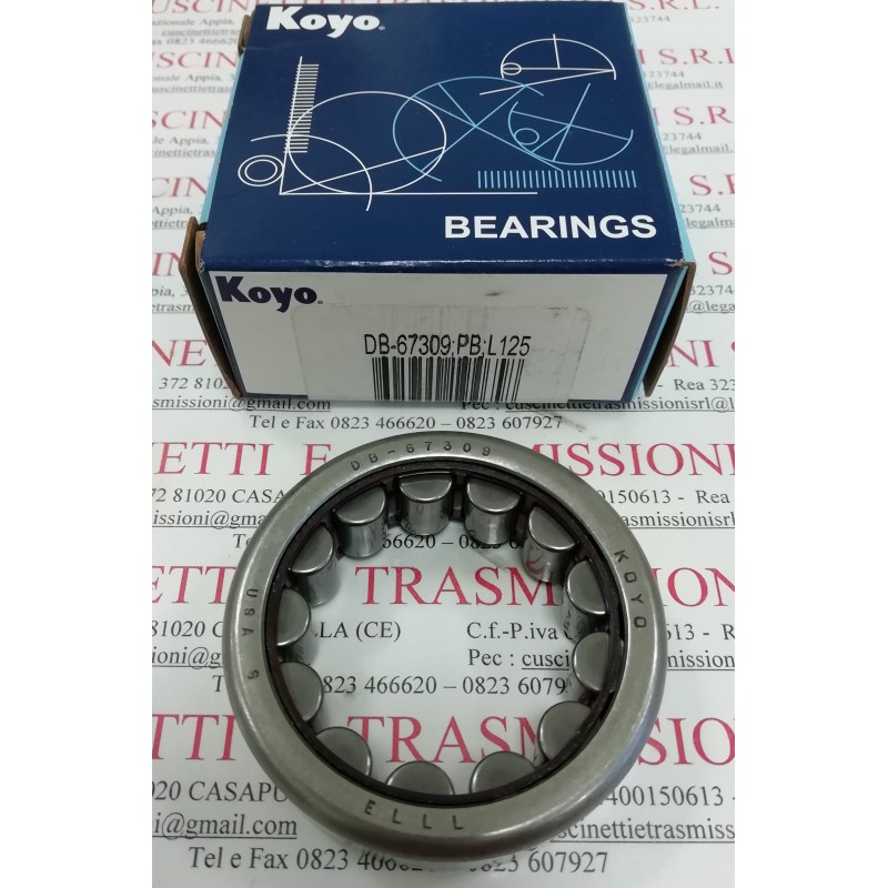 Cuscinetto DB-67309 KOYO (35,5x57,2x17,7) Weight 0,154 DB67309,F66263RH,66263,F66263,