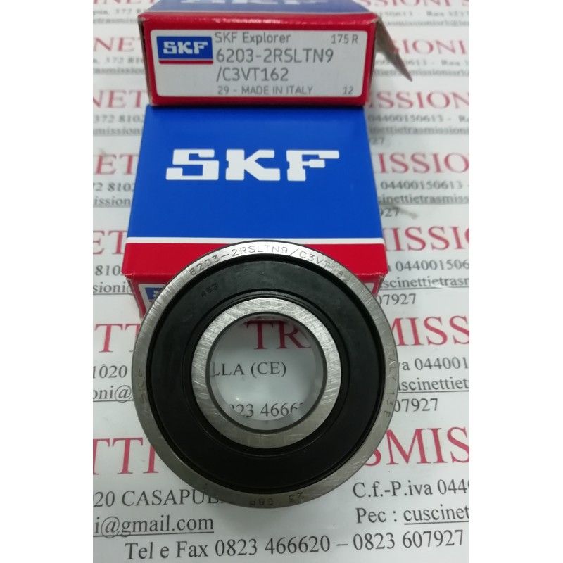 Cuscinetto 6203-2RSLTN9/C3VT162 SKF 17x40x12 Weight 0,0638 62032RSLTN9C3VT162 Cuscinetto 6203-2RSLTN9/C3VT162 SKF 17x40x12 Weight 0,0638 62032RSLTN9C3VT162