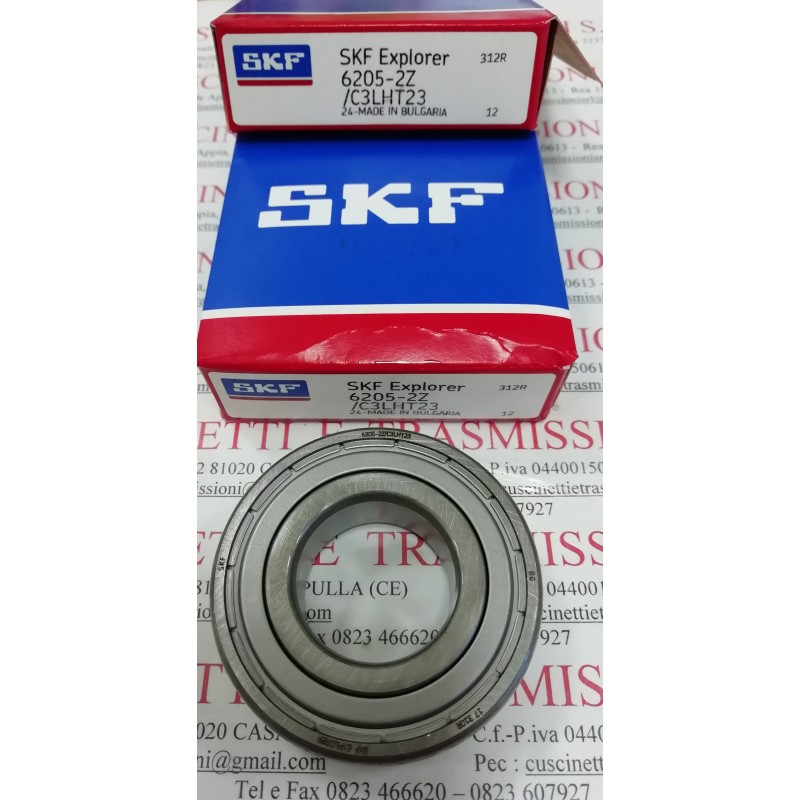 Cuscinetto 6205-2Z/C3LHT23 SKF 25x52x15 Weight 0,131 62052ZC3LHT23