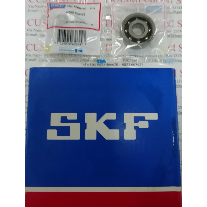 Cuscinetto 6200 TN9/C3 SKF 10x30x9 Weight 0,0298 6200TN9C3 Cuscinetto 6200 TN9/C3 SKF 10x30x9 Weight 0,0298 6200TN9C3