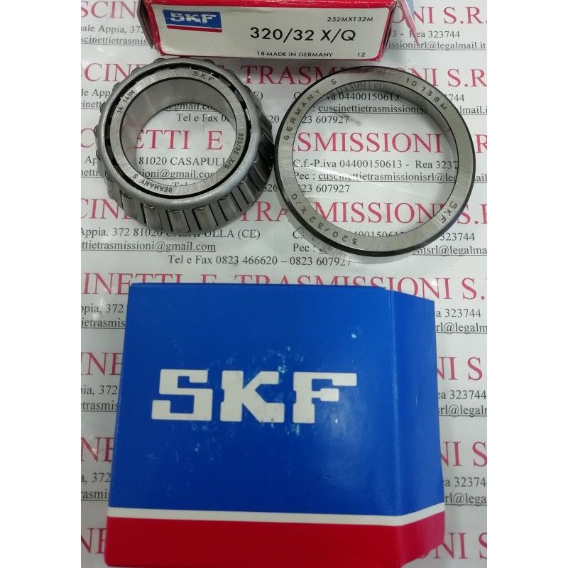Cuscinetto 320/32 X/Q SKF 32x58x18,17 Weight 0,188 320/32X/Q Cuscinetto 320/32 X/Q SKF 32x58x18,17 Weight 0,188 320/32X/Q