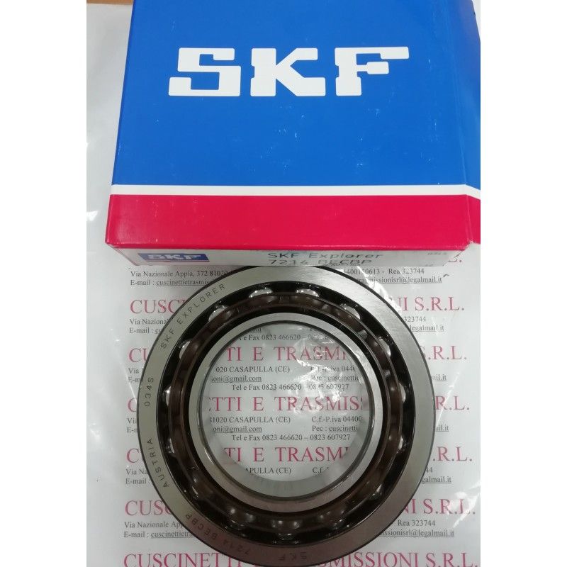 Cuscinetto 7214 BECBP SKF 70x125x24 Weight 1,0569 7214BECBP,