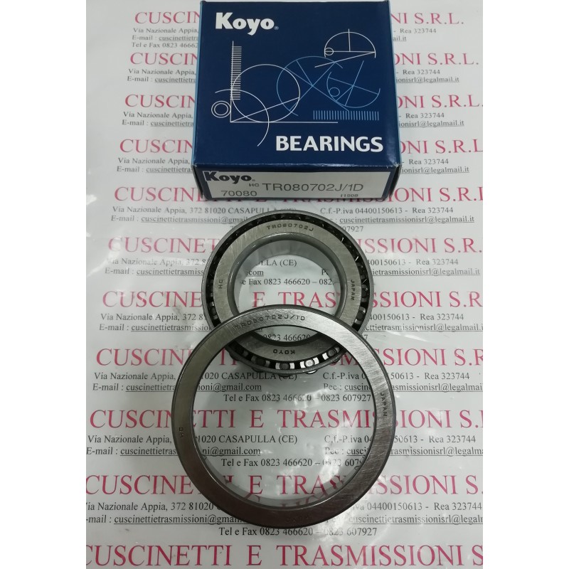 Cuscinetto TR (HCTR) 080702 J/1D Koyo 38,5x72x16,5/15 Weight 0,312 HCTR080702 J/1D,TR080702J/1D,080702J/1D,080702,