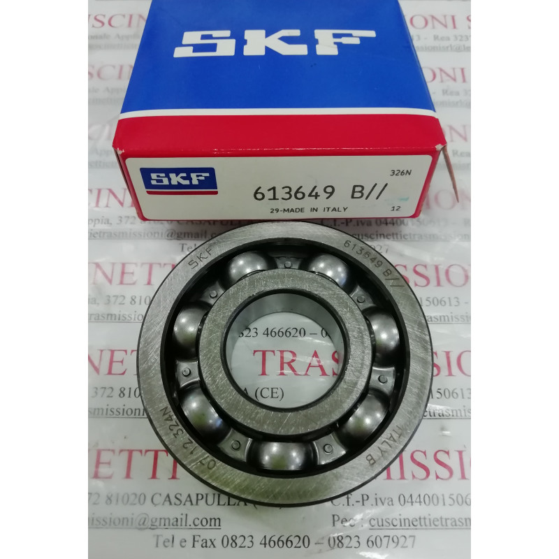 Cuscinetto 613649 B SKF 25x62x14 Weight 0,192 613649,613649B Cuscinetto 613649 B SKF 25x62x14 Weight 0,192 613649,613649B