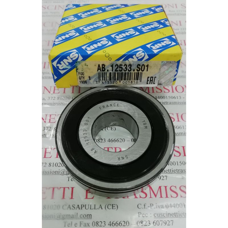 Cuscinetto AB 12533.S01 SNR 24x62x17 Weight 0,228 AB12533|12533|46794118,630605,BB1B630905,