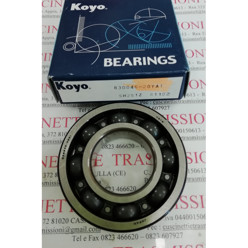 Cuscinetto 830046-20 YA1 SH2 S1 KOYO (30X63/58X16/13) Weight 0,169 83004620YA1H2S1,09262-30122,09283-30069,