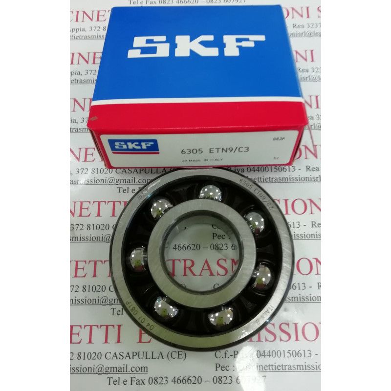 Cuscinetto 6305 ETN9/C3 SKF 25x62x17 Weight 0,21 6305ETN9C3,6305-ETN9C3