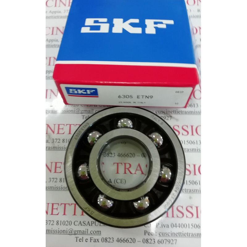 Cuscinetto 6305 ETN9 SKF 25x62x17 Weight 0,21 6305ETN9,6305-ETN9