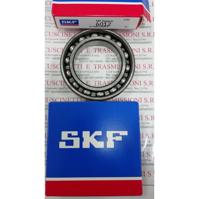 Cuscinetto 6012 SKF 60x95x18 Weight 0,3947 6012 Cuscinetto 6012 SKF 60x95x18 Weight 0,3947 6012