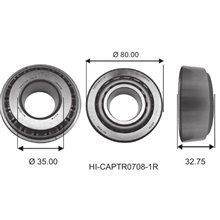 Cuscinetto 38120-61000 TOYOTA 35x80x32,75 tr0708-1R,tr0708,38120-06p00,38120-61000,38440-n3100,hr32307cnf,