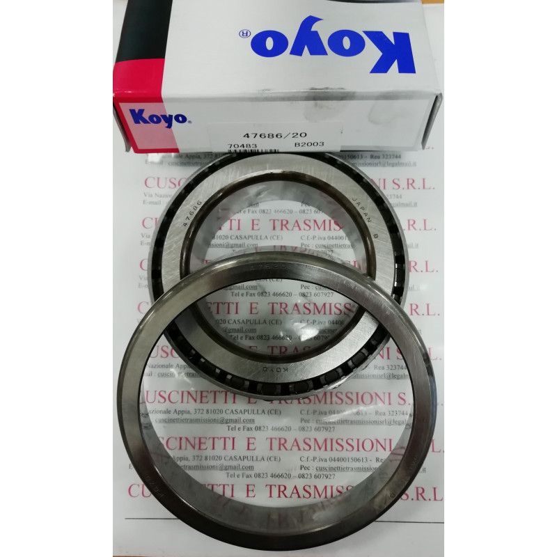 Cuscinetto 47686/47620 Koyo- (82,55x133,35x33,338 Weight 1,6) 47686/47620,4T47686/47620,47686/20,47686-47620,47686-99401,