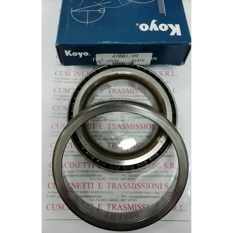 Cuscinetto 47687/47620 Koyo- (82,55x133,35x33,338 Weight 1,660) 47687/47620,4T47687/47620,47687/20,47687-47620,47687-99401,