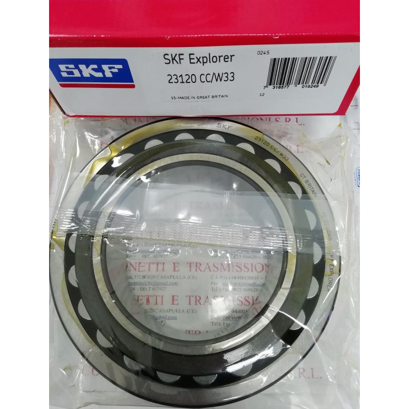 Cuscinetto 23120 CC/W33 SKF 100x165x52 Weight 4,3505 23120,23120CCW33,