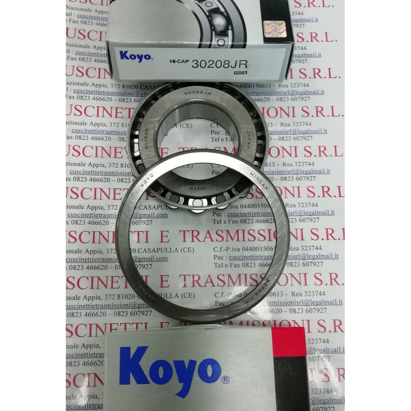 Cuscinetto HI-CAP 30208 JR Koyo- (40x80x19,75 Weight 0,420) HICAP30208JR,30208,30208J2Q,30208A,30208XL,30208JR,4T30208,