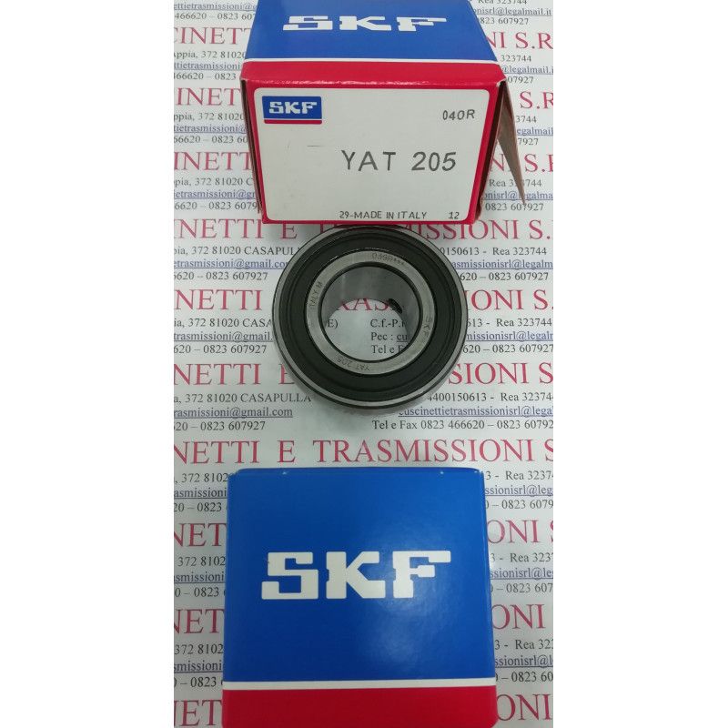 Cuscinetto YAT 205 SKF 25x52x27,2 Weight 0,16 YAT205