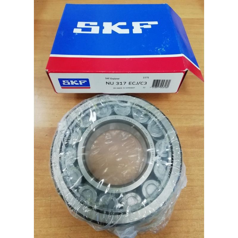 Cuscinetto NU 317 ECJ/C3 SKF 85x180x41 Weight 4,635 NU317ECJC3