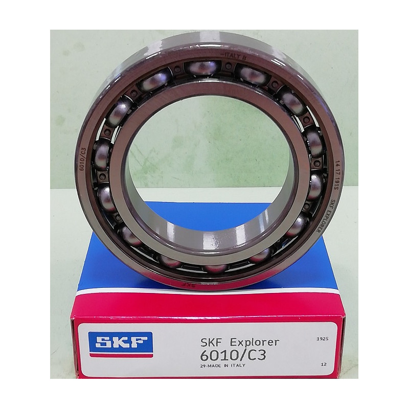 Cuscinetto 6010/C3 SKF 50x80x16 Peso 0,255 6010C3,6010-C3,6010/C3