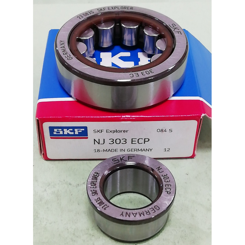 Cuscinetto NJ 303 ECP SKF 17x47x14 Peso 0,12 nj303,NJ303ECP Cuscinetto NJ 303 ECP SKF 17x47x14 Peso 0,12 nj303,NJ303ECP