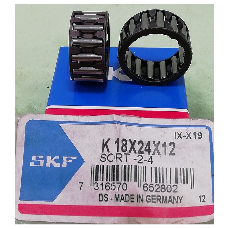 Cuscinetto K 18X24X12 SKF 18x24x12 Peso 0,012 K18X24X12 Cuscinetto K 18X24X12 SKF 18x24x12 Peso 0,012 K18X24X12
