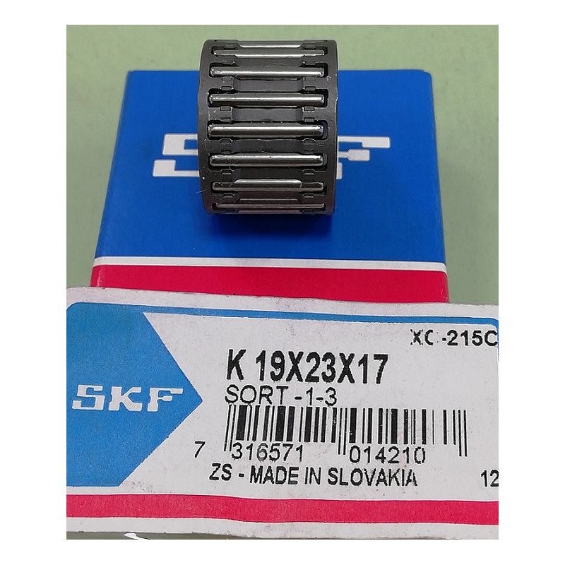 Cuscinetto K 19X23X17 SKF 19x23x17 Peso 0,011 K19X23X17 Cuscinetto K 19X23X17 SKF 19x23x17 Peso 0,011 K19X23X17