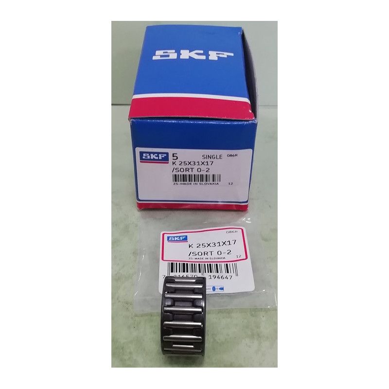 Cuscinetto K 25X31X17 SKF 25x31x17 Peso 0,019 K25X31X17 Cuscinetto K 25X31X17 SKF 25x31x17 Peso 0,019 K25X31X17