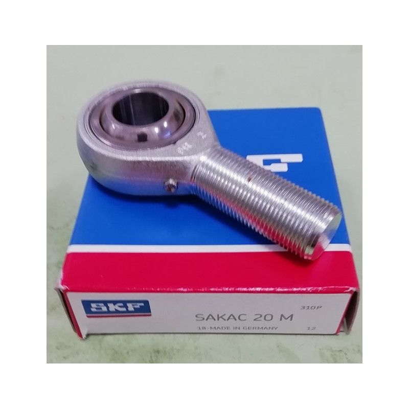 Terminale SAKAC 20 M SKF 20x51x106 Weight 0.34 SAKAC20M,TSM20,GAKR20PB,POS20,JAM20,GAS20,