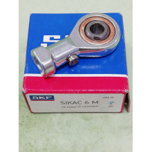 Terminale SIKAC 6 M SKF 6x21x41 Peso 0,025 SIKAC6M,TSF6,GIKR6PB,PHS6,JAF6,GIS6,