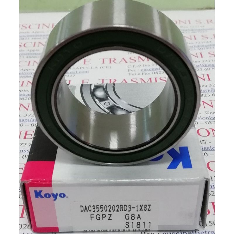 Cuscinetto DAC 3550202RD3-1XSZ FGPZ KOYO 35X50X20 2RS Weight 0,096 DAC3550202RD3-1XSZFGPZ,35BD502012DDUMCG21,35BG05S7G