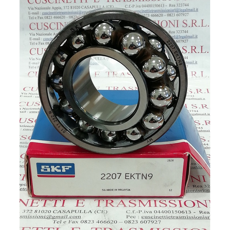 Cuscinetto 2207 EKTN9 SKF 35x72x23 Weight 0,371 2207K,2207EKTN9 Cuscinetto 2207 EKTN9 SKF 35x72x23 Weight 0,371 2207K,2207EKTN9