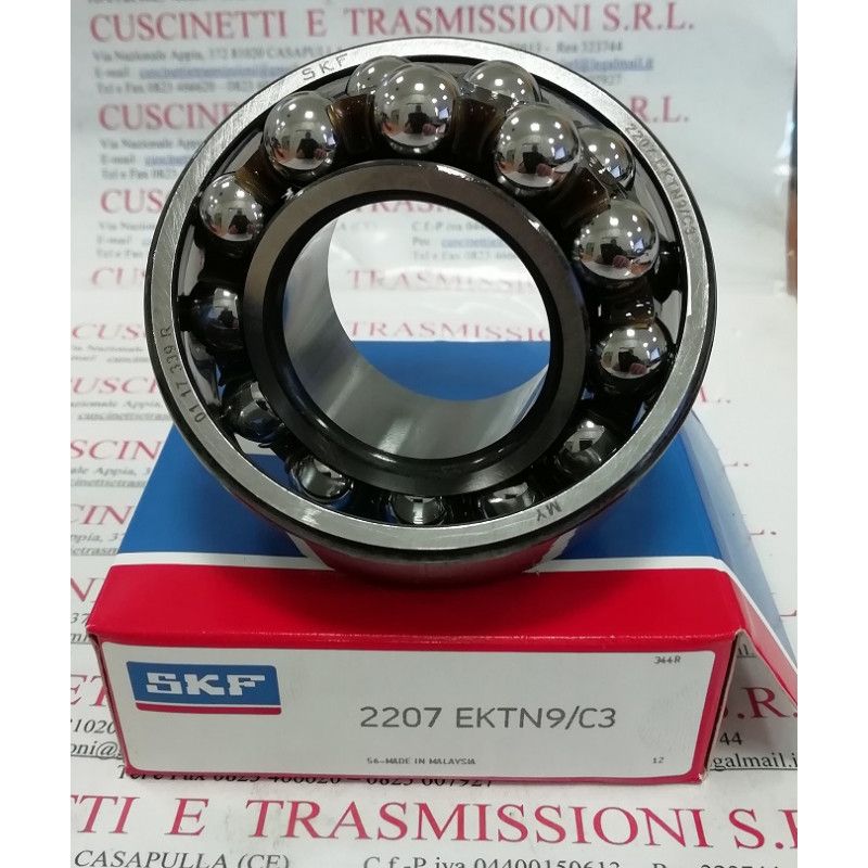 Cuscinetto 2207 EKTN9/C3 SKF 35x72x23 Weight 0,371 2207KC3,2207EKTN9C3 Cuscinetto 2207 EKTN9/C3 SKF 35x72x23 Weight 0,371 2207KC3,2207EKTN9C3