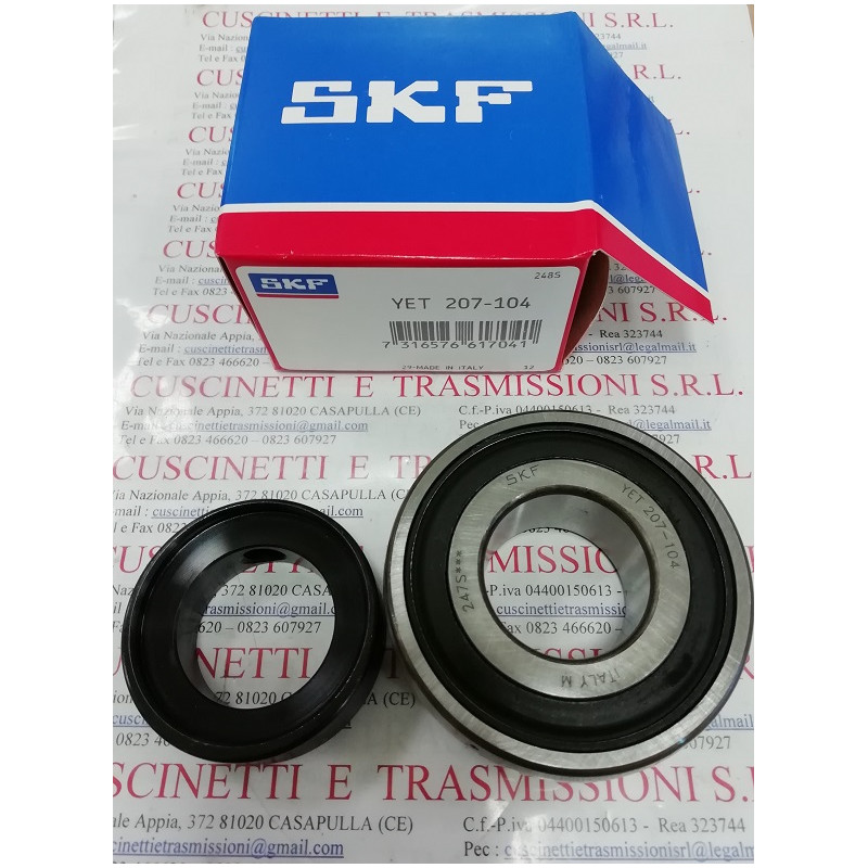 Cuscinetto YET 207 SKF 35x72x38,9 Weight 0,441 YET207