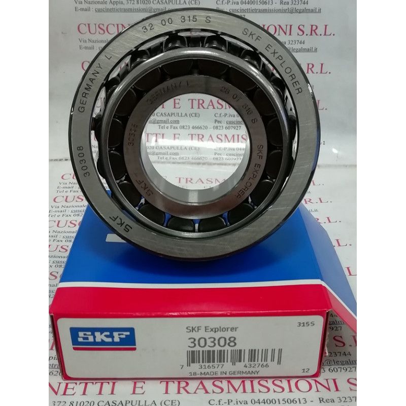 Cuscinetto 30308 SKF 40x90x25,25 30308,30308J2Q,