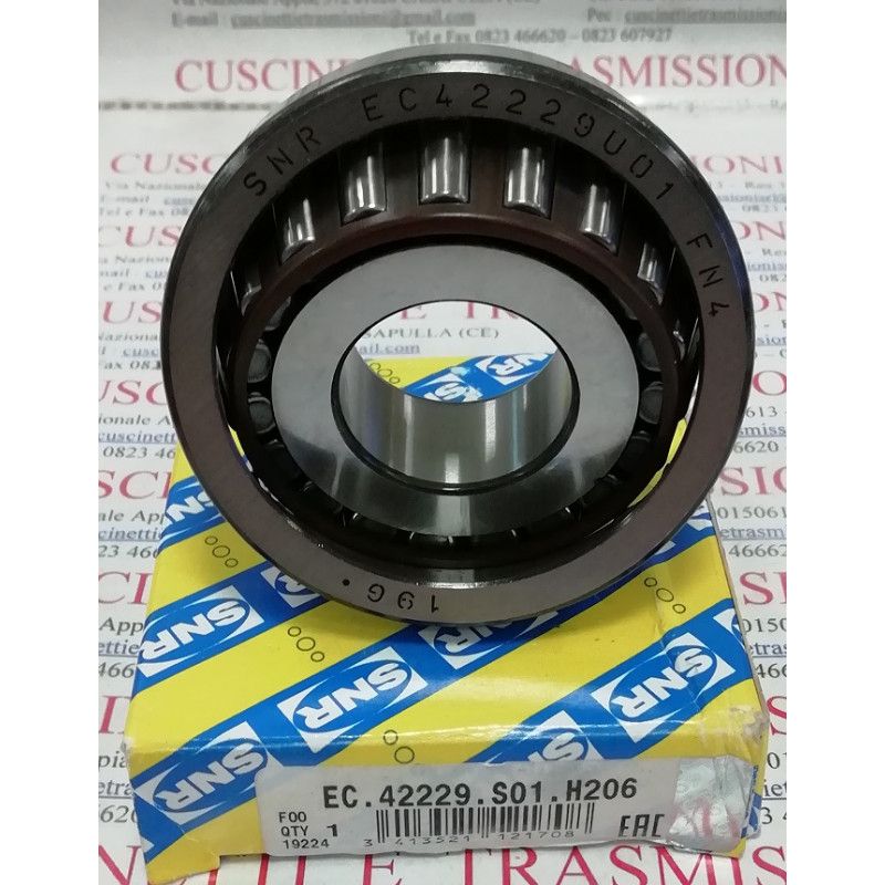 Cuscinetto EC 42229 S01 H206 SNR 25x62x17,5 Weight 0,270 EC42229S01H206,41767/EC42229,NP285709/NP341513,8200644404,