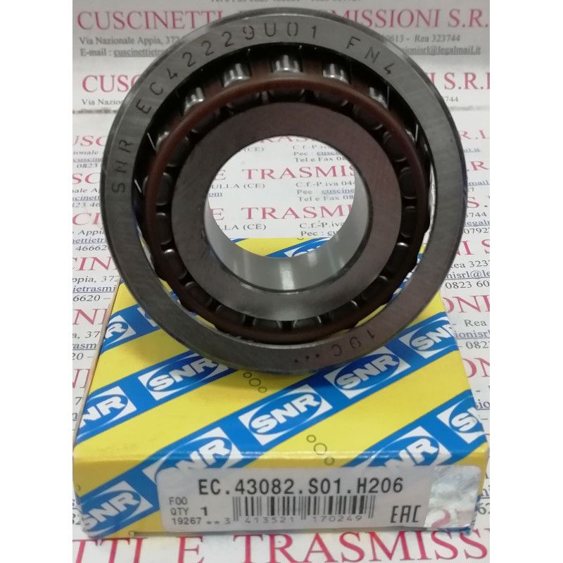 Cuscinetto EC 43082 S01 H206 SNR 28x62x17,5 Weight 0,250 EC43082S01H206,55574104,55585665,55181941,