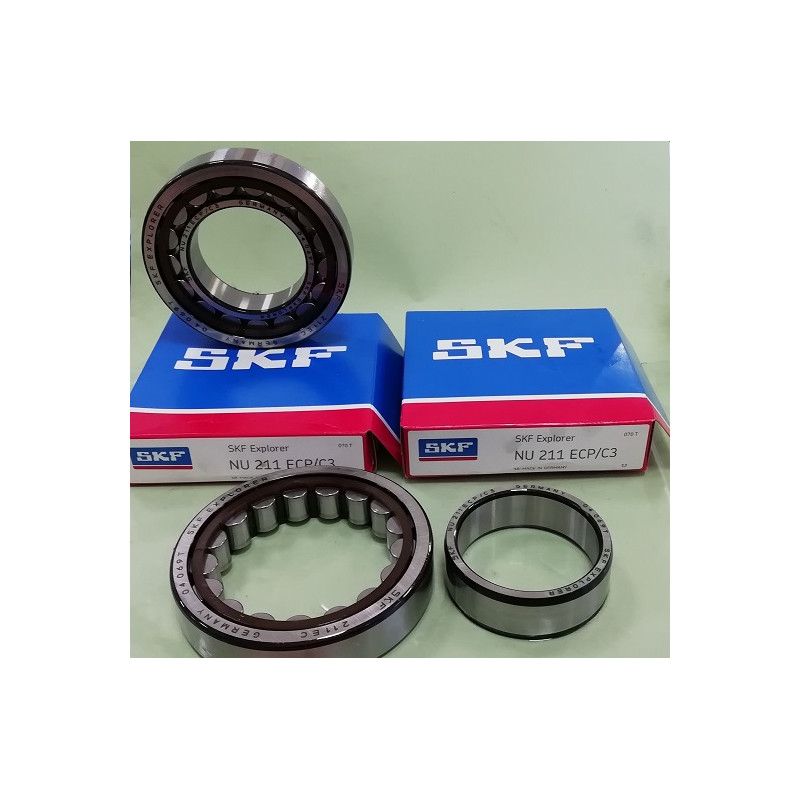 Cuscinetto NU 211 ECP/C3 SKF 55x100x21 Weight 0,657 NU211C3,NU211ECPC3,NU211 C3 SKF,