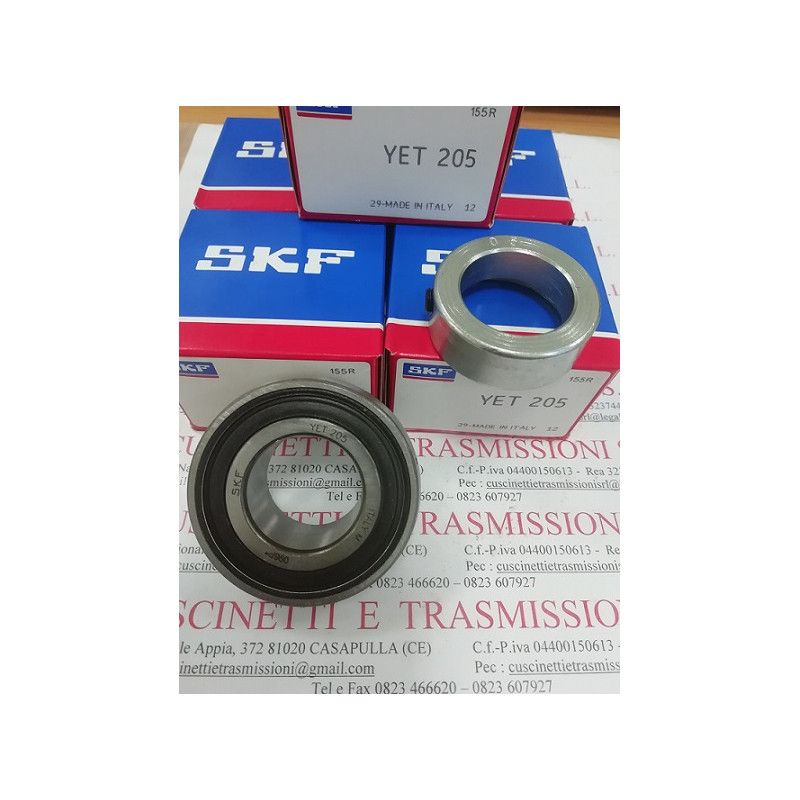 Cuscinetto YET 205 SKF 25x52x31 Weight 0,187 YET205,