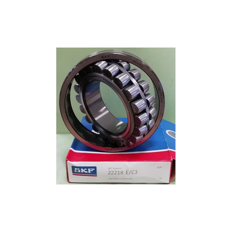 Cuscinetto 22218 E/C3 SKF 90x160x40 Weight 3,391 22218C3,22218EC3,22218E/C3,22218/C3,