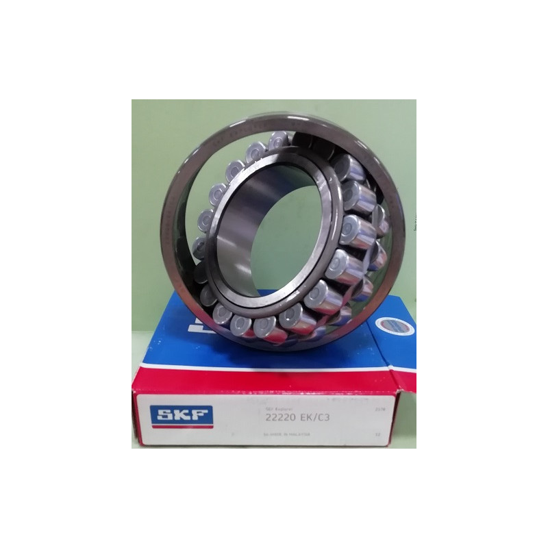 Cuscinetto 22220 EK/C3 SKF 100x180x46 Weight 4,823 22220KC3,22220EKC3,2220EK/C3,22220K/C3,