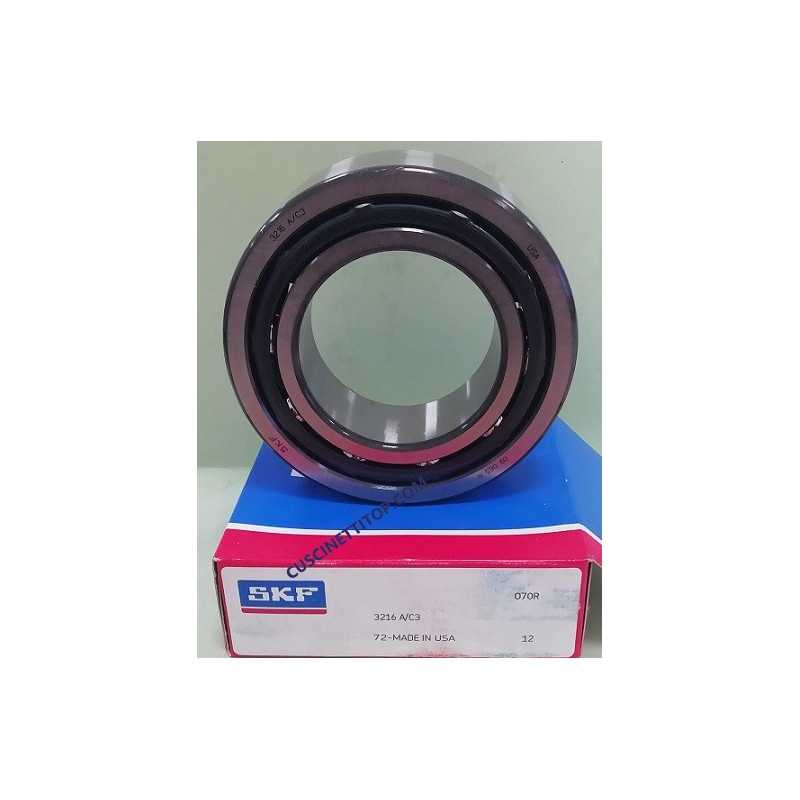 Cuscinetto 3216 A/C3 SKF 80x140x44,4 3216C3,3216AC3,3216/C3,3216A/C3