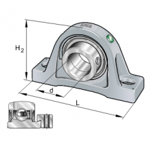 Cuscinetto PASE12-XL INA 12x125x57 Weight 0,45