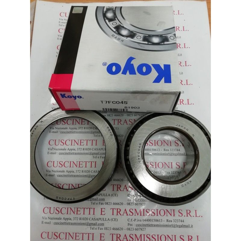 Cuscinetto T7FC045 KOYO (45x95x29) Weight 0,939 jw4549jw4510,jw4549/10,81-93420-0165,4t-tfc045,t7fc045, Cuscinetto T7FC045 KOYO (45x95x29) Weight 0,939 jw4549jw4510,jw4549/10,81-93420-0165,4t-tfc045,t7fc045,
