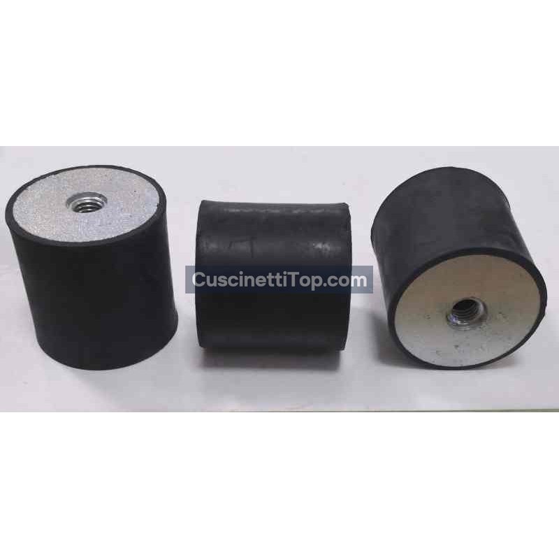 Antivibrante Cilindrico 30x20-M8 Femmina-Femmina Antivibrante Cilindrico 30x20-M8 Femmina-Femmina