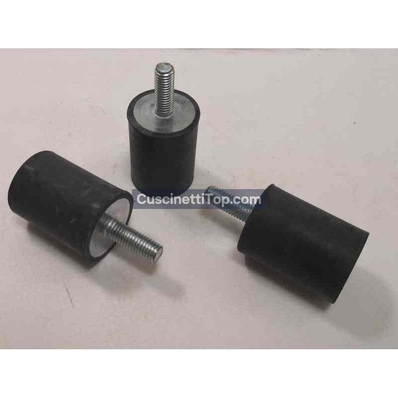 Antivibrante Cilindrico 20x20-M6 Piede-Maschio Antivibrante Cilindrico 20x20-M6 Piede-Maschio