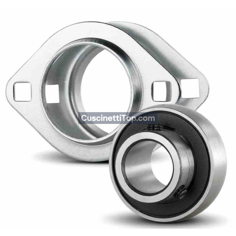 Supporto SBPFL206-SS-INOX con flangia OVALE Import Supporto SBPFL206-SS-INOX con flangia OVALE Import