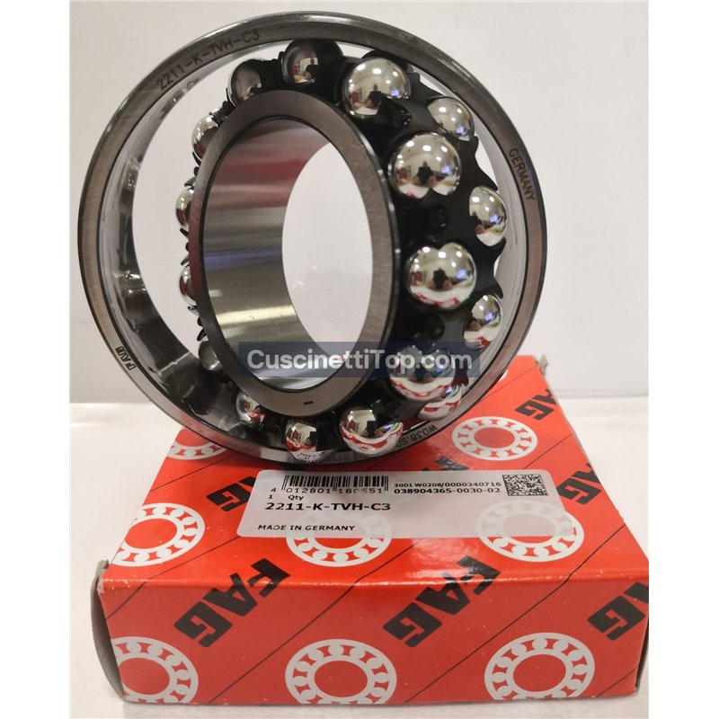 Cuscinetto 2211-K-TVH-C3 Fag 55x100x25 Cuscinetto 2211-K-TVH-C3 Fag 55x100x25
