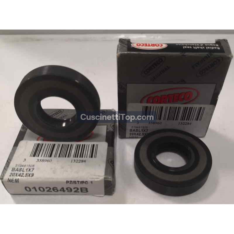 Anello di Tenuta 01026492B CORTECO 20X42,5X9/10 1PM-TYP HNBR Anello di Tenuta 01026492B CORTECO 20X42,5X9/10 1PM-TYP HNBR